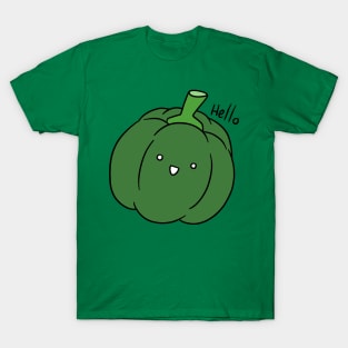 Hello Green Pepper T-Shirt